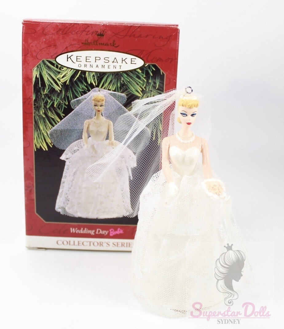1997 Wedding Day Barbie DE-BOXED Hallmark Keepsake Ornament