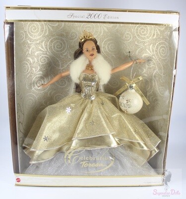 2000 Special Edition: Celebration Teresa Barbie Doll DAMAGED BOX