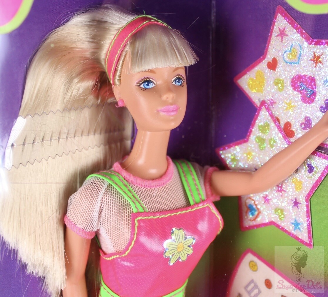 1997 Sticker Craze Barbie Doll