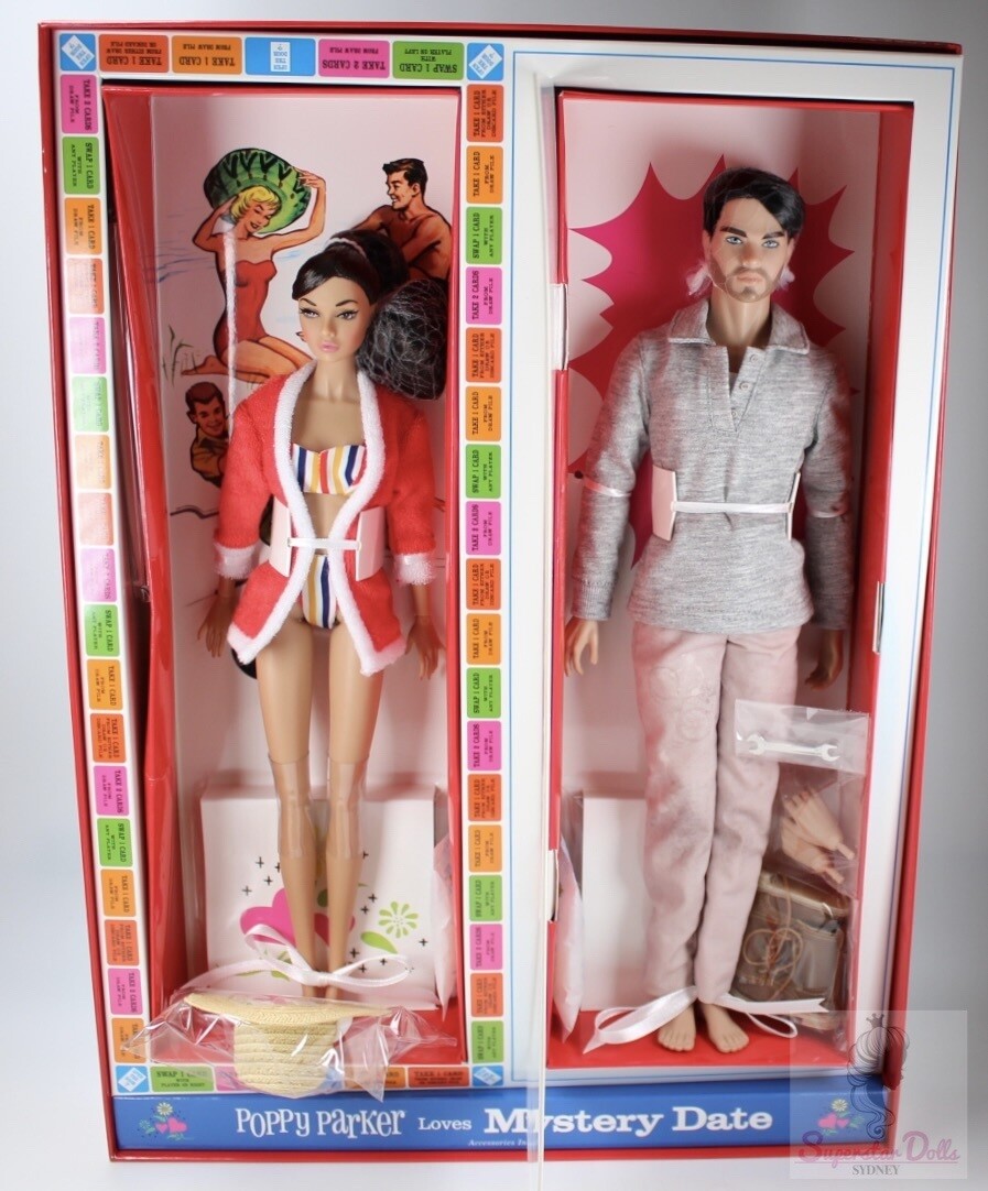 2022 Integrity Toys: Poppy Parker Loves Mystery Date "Beach Date" Two-Doll Gift-Set with Kieron Morel