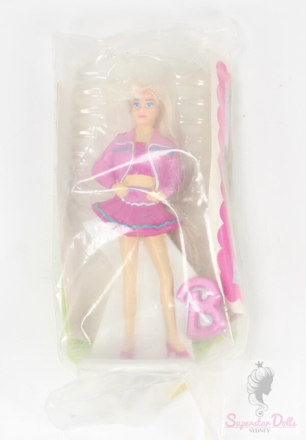 1992 Paint 'N Dazlle Barbie McDonalds Happy Meal Toy Figurine