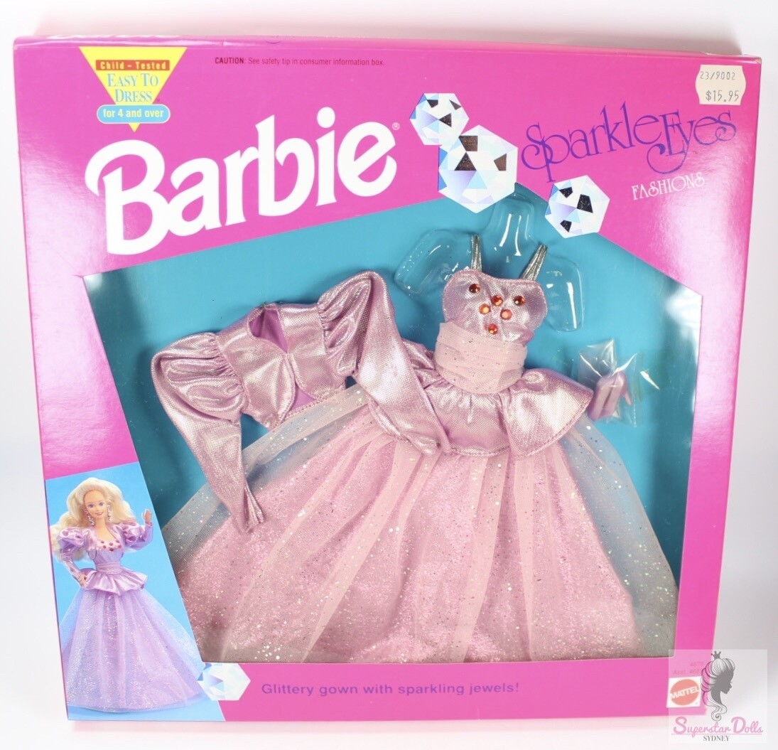 1992 Sparkle Eyes Barbie Doll Fashions #4678