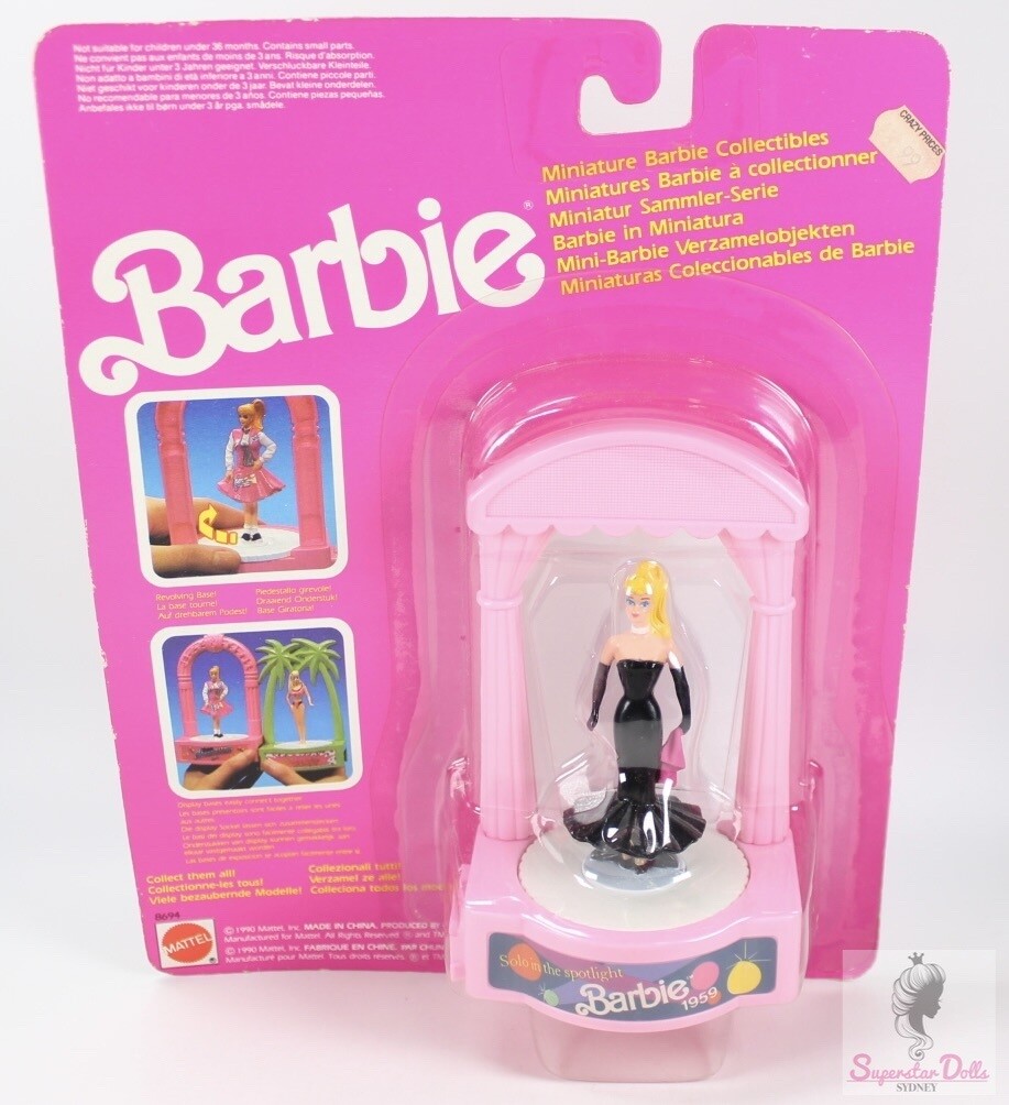 1990 Solo in the Spotlight Miniature Barbie Collectable