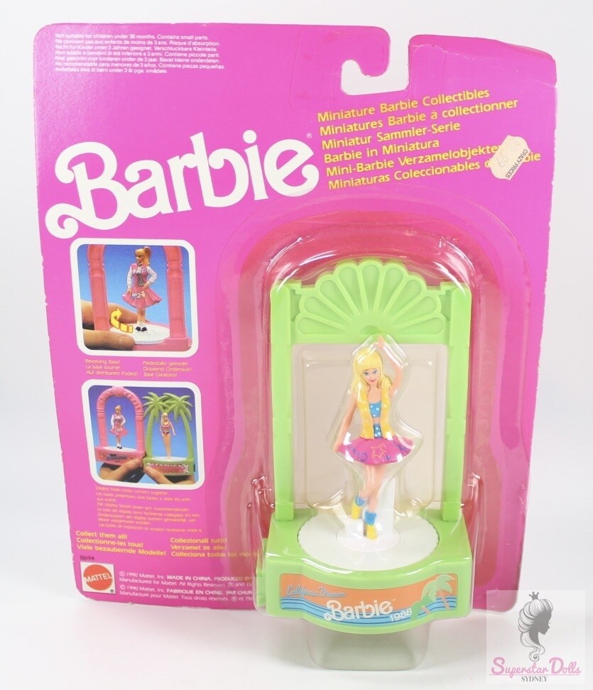 1990 California Dream Miniature Barbie Collectable
