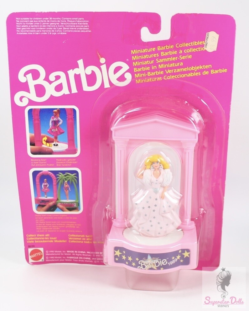 1990 Superstar Miniature Barbie Collectable