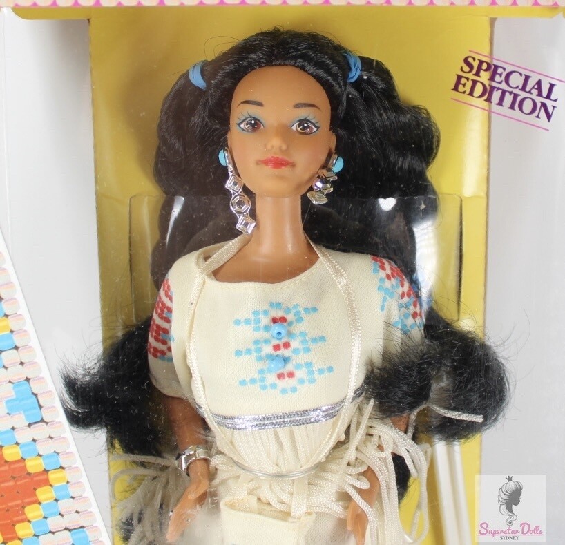 1992 Native American Barbie Doll from the Dolls of the World Collection