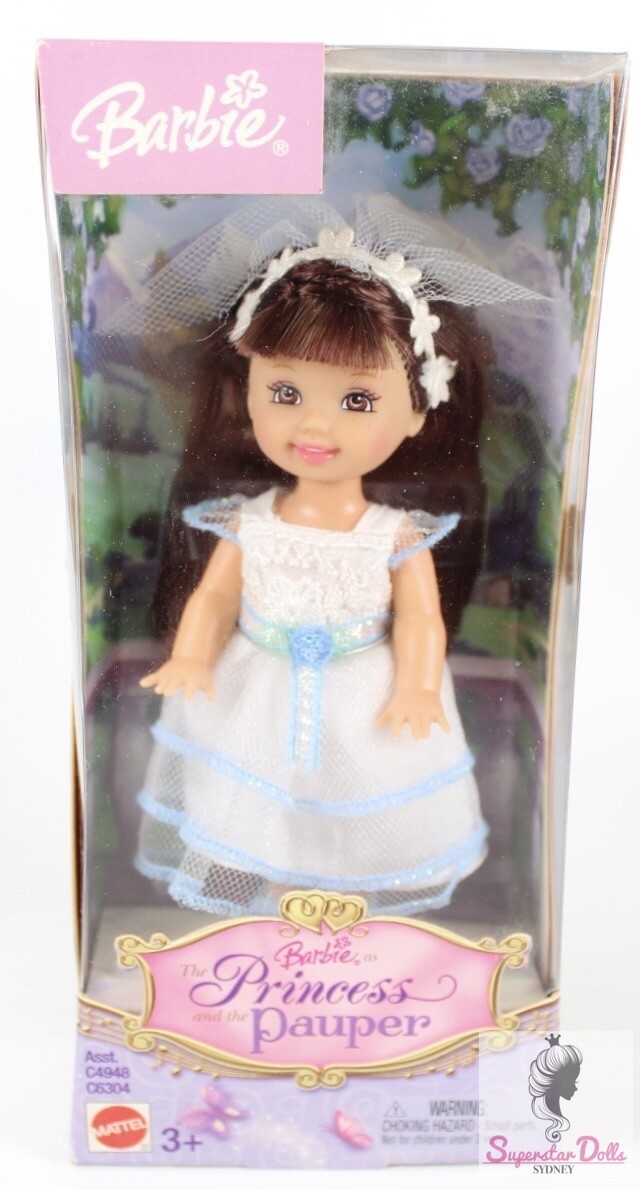 2004 Barbie as the Princess & the Pauper Kelly Doll