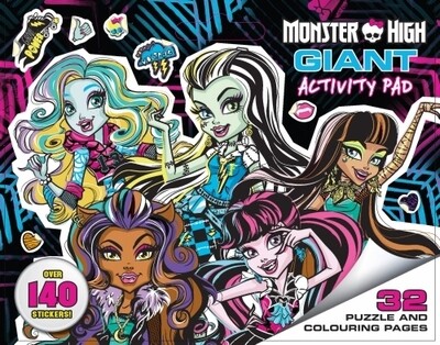 2018 Scholastic Monster High Giant Activity Pad by Mattel