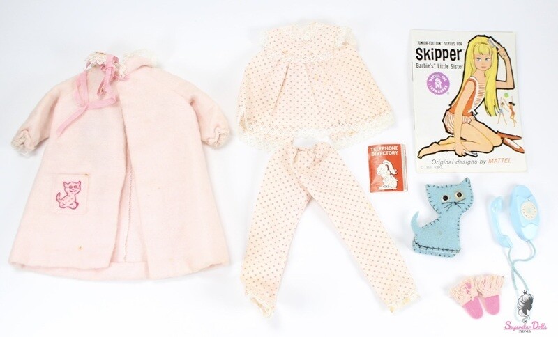 Vintage 1963-65 &quot;Dream Time&quot; Skipper Barbie Doll Fashion Set #1909