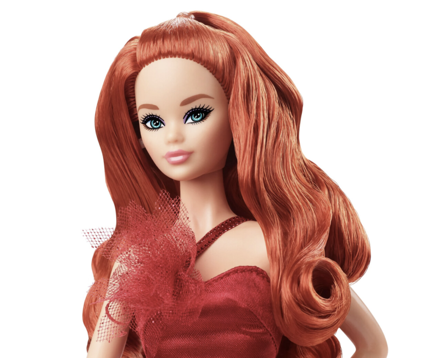 2022 Walmart Exclusive: Holiday Barbie (Red Hair)