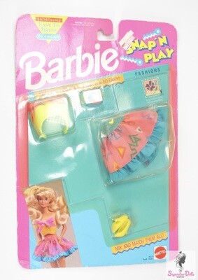 1991 Snap'n Play Barbie Doll Fashion