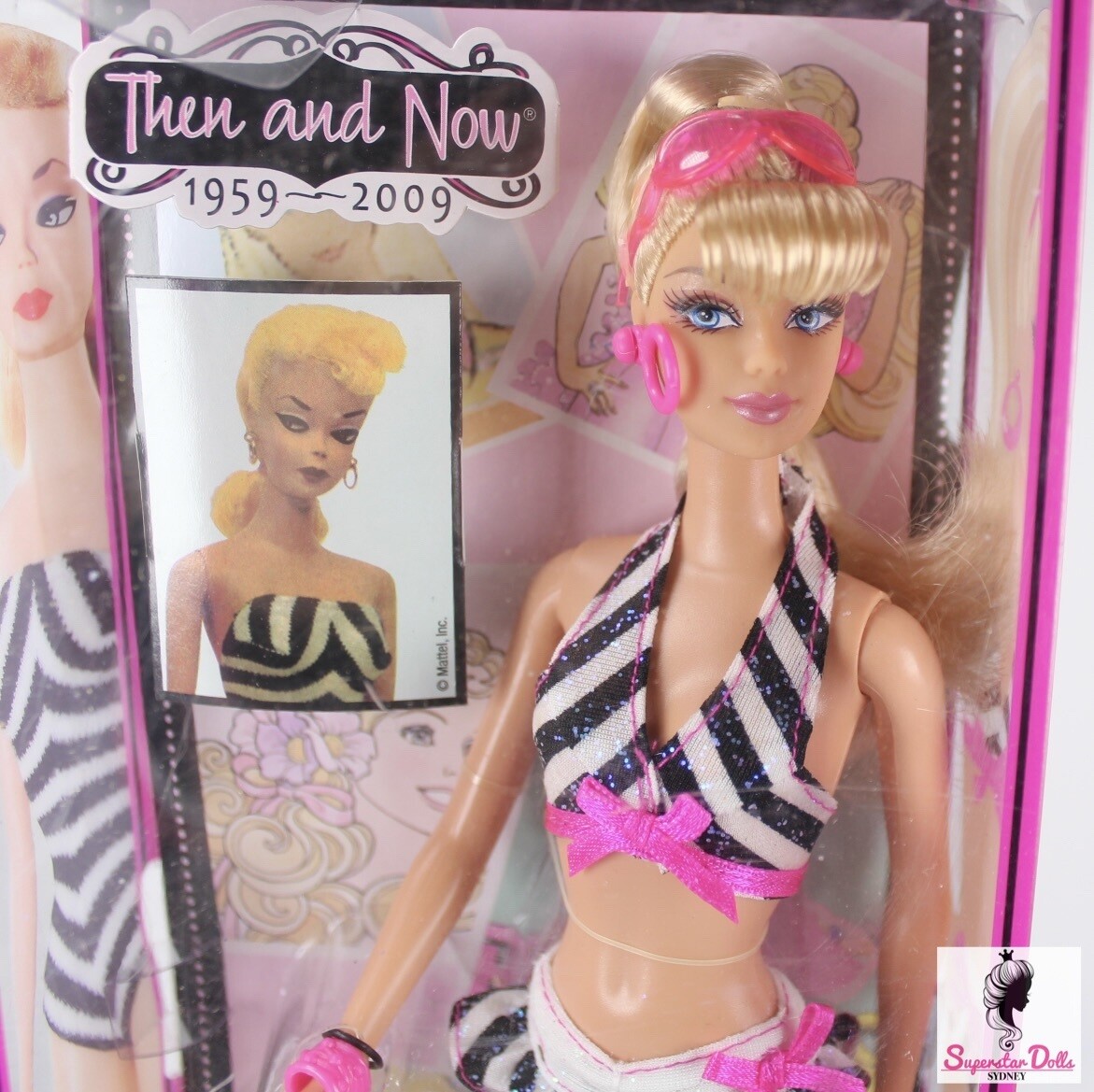 2008 Then And Now Bathing Suit Barbie Doll 8869