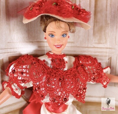 1996 Collector Edition "Soda Fountain Sweetheart" Coca-Cola Barbie Doll