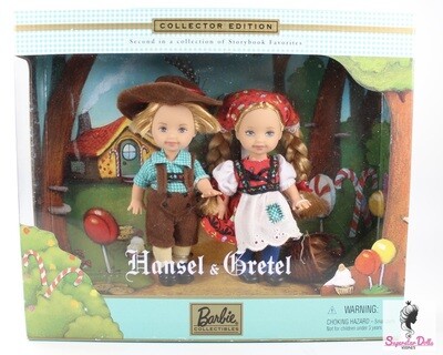 2000 Collector Edition: "Hansel & Gretel" Kelly & Tommy Barbie Doll Gift Set