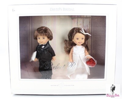 2004 Silver Label: David's Bridal "Perfect Pair" Kelly & Tommy Barbie Doll Gift Set