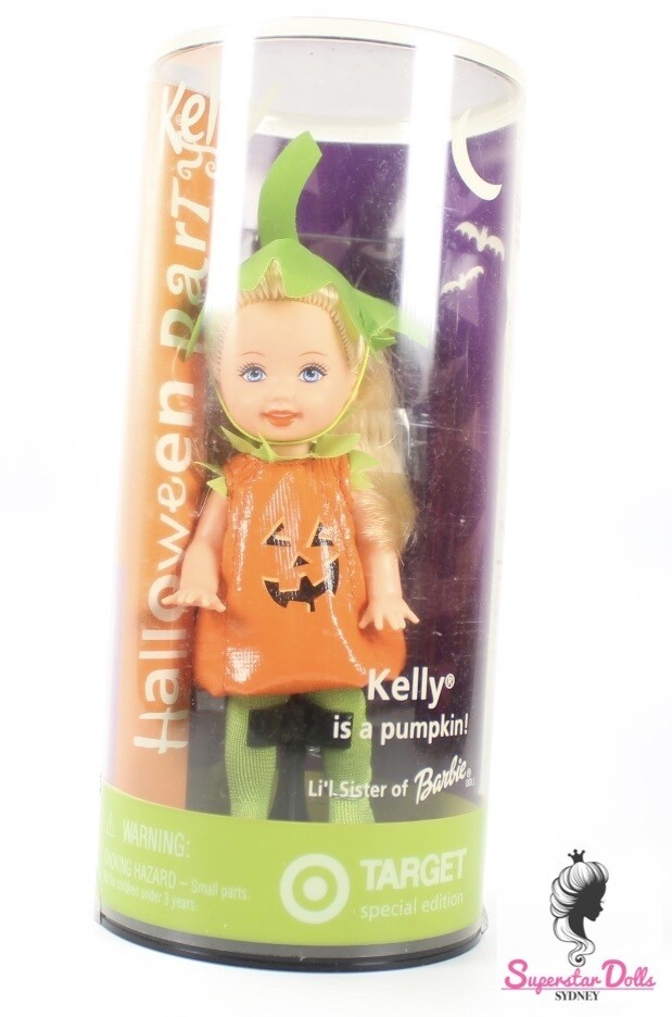 2002 Kelly is a Pumpkin Halloween Party Kelly Barbie Doll