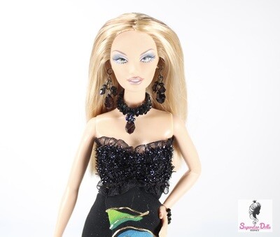 DE-BOXED Model Muse Barbie Doll in OOAK Fashion