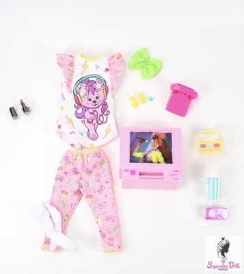 2023 Black Label: "Slumber Party" Barbie Rewind Doll Fashion Set