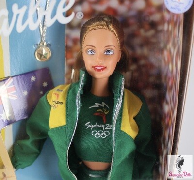 1999 Australian Sydney 2000 Olympic Fan Barbie Doll