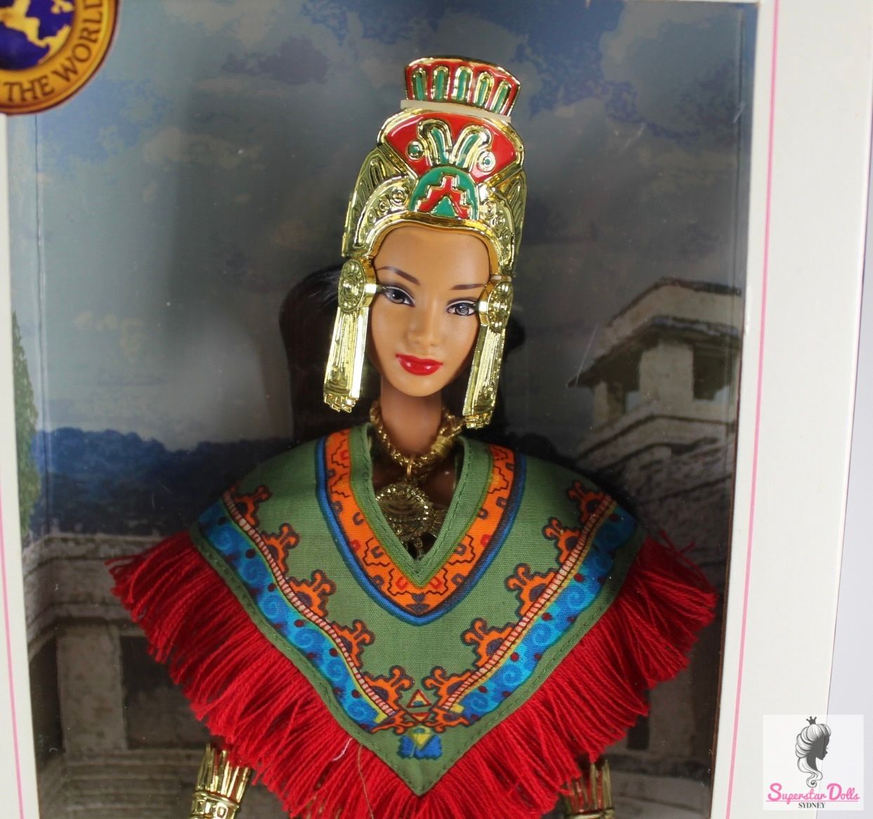 2004 Pink Label: &quot;Princess of Ancient Mexico&quot; Barbie Doll from the Dolls of the World Collection