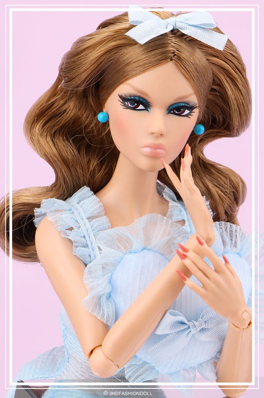 2025 JHDFASHIONDOLL: &quot;Girl&#39;s Night: Blue NIghtgown&quot; Dressed Doll from the &quot;Valley of the Dolls&quot; Collection