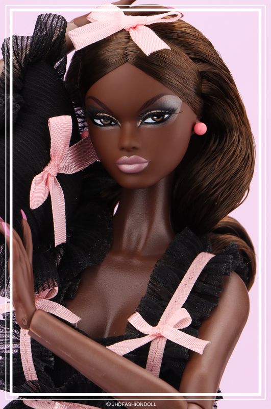 2025 JHDFASHIONDOLL: &quot;Girl&#39;s Night: Black NIghtgown&quot; Dressed Doll from the &quot;Valley of the Dolls&quot; Collection