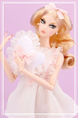 2025 JHDFASHIONDOLL: &quot;Girl&#39;s Night: White NIghtgown&quot; Dressed Doll from the &quot;Valley of the Dolls&quot; Collection