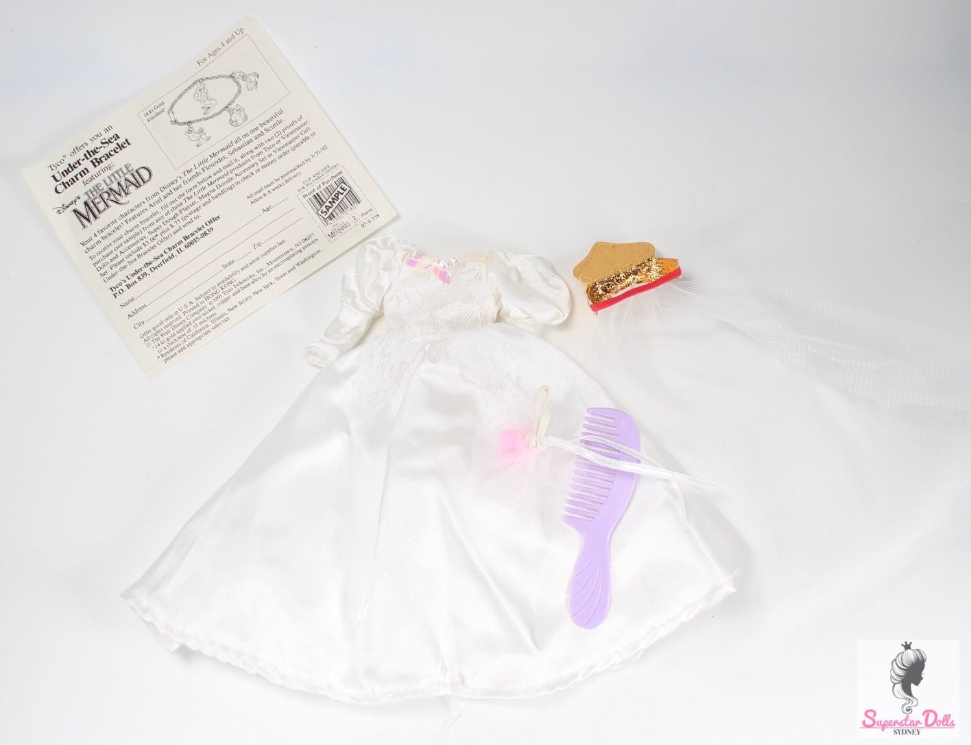 1991: Disney&#39;s The Little Mermaid &quot;Ariel The Beautiful Bride&quot; Fashion