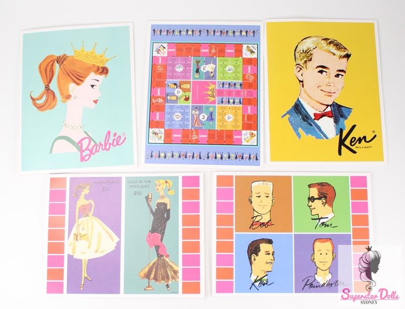Collectable Vintage Barbie Greeting Card Set from the 2001 Michigan Barbie Doll Convention