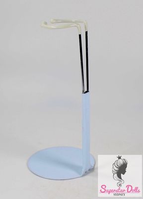 Vintage Metal Doll stand in White