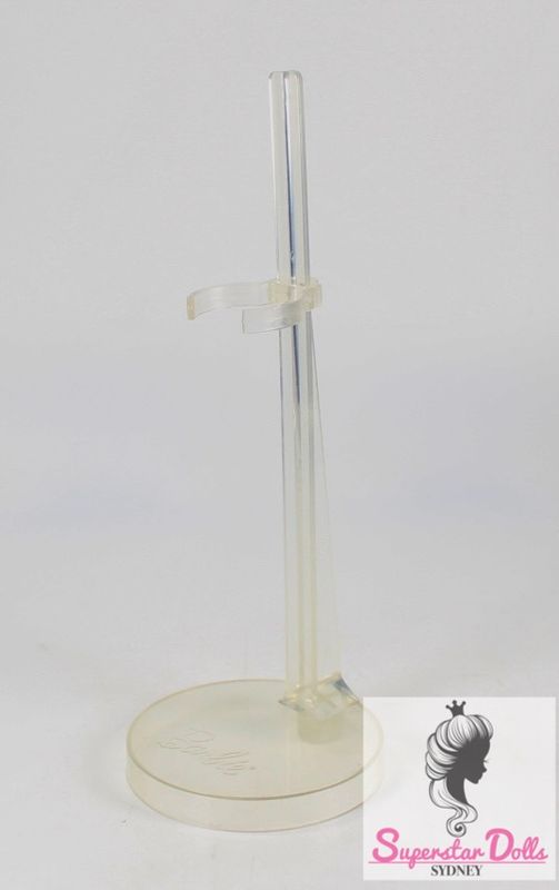 Genuine Mattel Doll Stand for Vintage Barbie dolls-Clear Acrylic