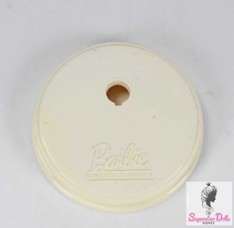 Genuine Mattel 90&#39;s Era Barbie Collector Standard Base-White