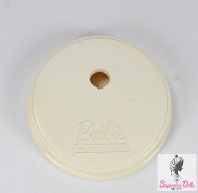 Genuine Mattel 90&#39;s Era Barbie Collector Standard Base-White