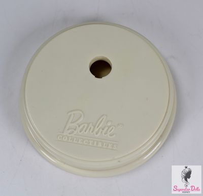 Genuine Mattel 90&#39;s Era Barbie Collector Weighted Base-White