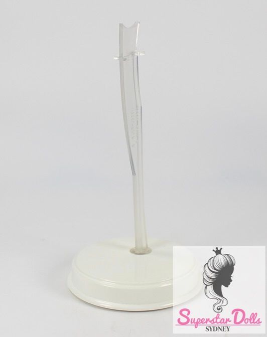 Genuine Mattel 90&#39;s Era Barbie Collector Doll Stand-White
