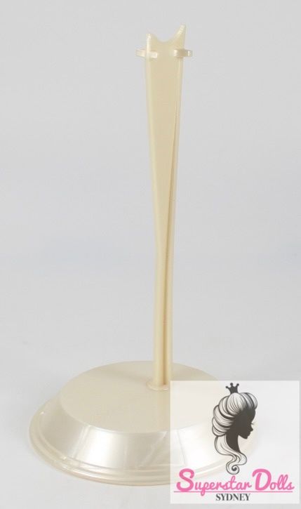Genuine Mattel 90&#39;s Era Lightweight Barbie Doll Stand-White