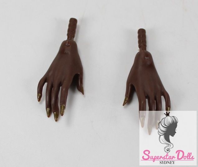Integrity Toys: Long Nailed Alternate Hands- Dark A-Tone