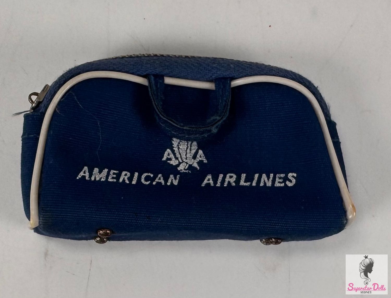 Vintage 1962 &quot;American Airlines Stewardess&quot; Barbie Doll Cabin Bag