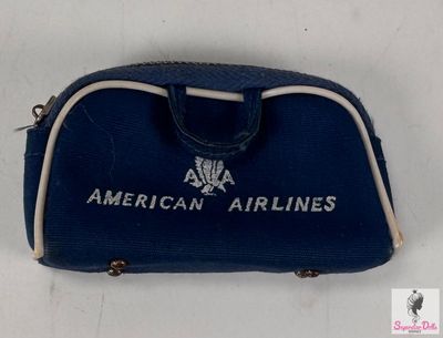 Vintage 1962 &quot;American Airlines Stewardess&quot; Barbie Doll Cabin Bag