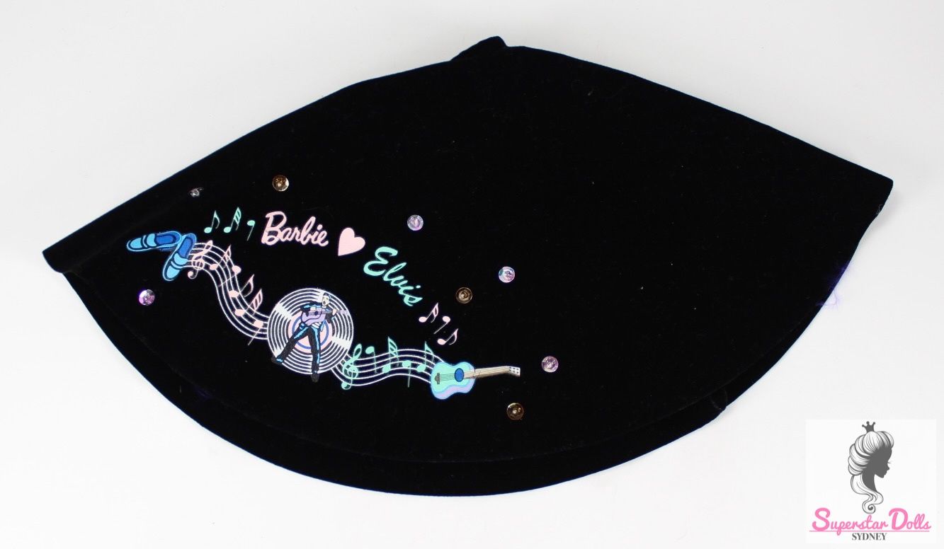 1996 Collector Edition: &quot;Barbie Loves Elvis&quot; Doll Skirt