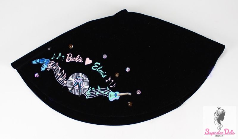 1996 Collector Edition: &quot;Barbie Loves Elvis&quot; Doll Skirt