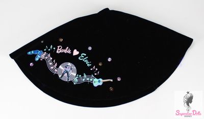 1996 Collector Edition: &quot;Barbie Loves Elvis&quot; Doll Skirt