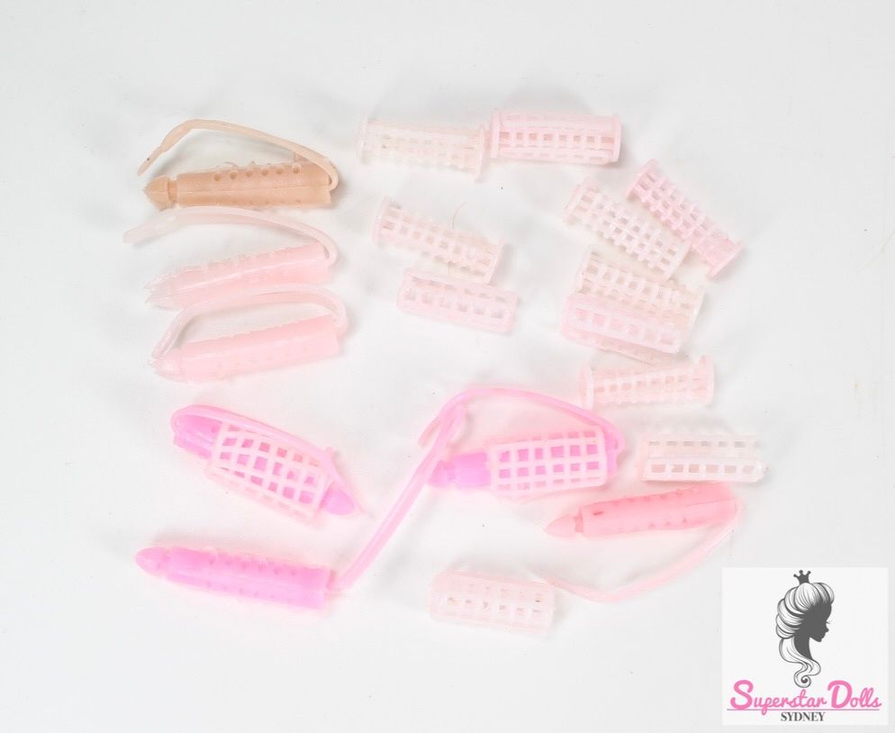 80&#39;s/90&#39;s Era Barbie Doll Hair Curlers