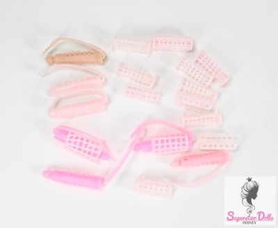 80&#39;s/90&#39;s Era Barbie Doll Hair Curlers