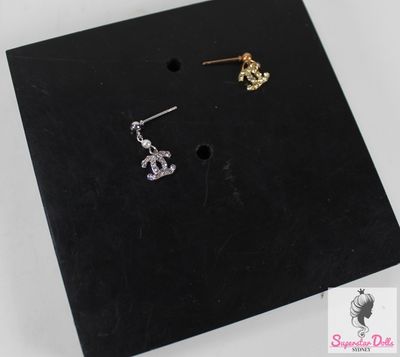 High Quality &quot;Chanel&quot; Earrings For Fashion Dolls