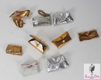 Vintage Barbie Doll Purse and Belt Set
