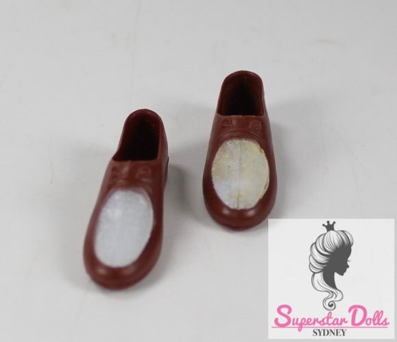Vintage 1960's HONG KONG Ken Barbie Doll Squishy Shoes