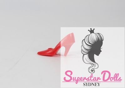 Vintage 1960&#39;s JAPAN Barbie Doll Closed Toe Heeled Shoe