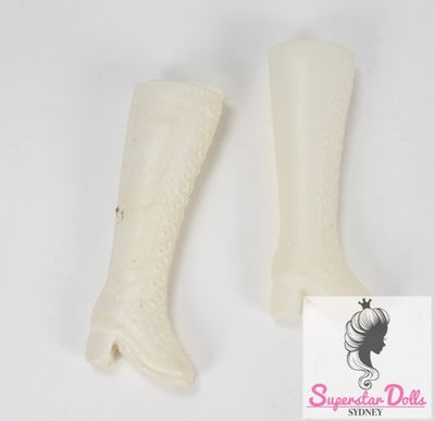 Vintage 1960&#39;s MOD ERA Hong Kong Clone Barbie Doll Boots