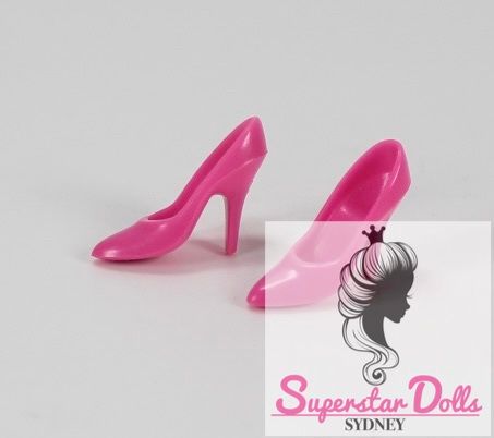 Vintage 70&#39;s/80&#39;s Era Genuine Mattel Barbie Heeled Shoes